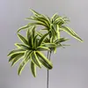 Lirio Bambú Artificial, Hierba Rocío Morado, Plantas Verdes Artificiales para Decoración Suave de Interiores del Hogar, Materiales Florales y de Hojas Recomendados para Embellecimiento del Espacio
