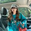 Sudadera Fina con Estampado de Letras Estilo Dulce y Fresco para Mujer en Primavera y Otoño Diseño Marca Americana de Moda Top Holgado y Elegante que Reduce la Edad