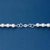 Plata de Ley S925 Cierre Doble Qq Cierre de Resorte Broche de Pulsera Broche de Collar Accesorios Conector para Pulsera Collar de Perlas DIY