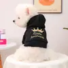 PETCIRCLE Roupas para Pets para Primavera e Outono, Cães Pequenos e Filhotes, Moletom com Capuz Bordado Fofo à Prova de Frio e Vento para Pets