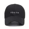 Gorra de béisbol juvenil transfronteriza para hombres y mujeres, nueva gorra bordada con protector solar para exteriores, primavera y verano, gorra informal para el sol.