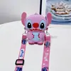 Bolso de Silicona Infantil Nuevo de Dibujos Animados Transfronterizo Bolso de Hombro de Moda Stilwell Bolsa para Guardar Juguetes Bolsa para Auriculares Bolso Cruzado