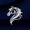 Broche Exquisito de Alta Gama para Mujer, Pin de Solapa con Tema de Caballo, Diseño del Año del Caballo, Accesorio de Diseño de Alta Gama, Moderno