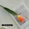 Sensación de imitación tulipán grande decoración de sala de estar accesorios de boda fotografía jarrón de flores artificiales adornos de arreglo floral venta al por mayor