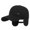 Gorra de Béisbol con Visera Cálida para Protección de Orejas para Hombres de Mediana Edad y Mayores, para Ocio al Aire Libre, Papá de Mediana Edad, Resistente al Frío