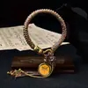Pulsera Original Tejida a Mano con Nudo Vajra Thangka Ocho Deidades Guardianas Pulsera de Tara Verde Sala de Transmisión en Vivo