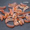 E3 esmalte colorido doméstico tcheco flor de outra margem pétalas 6*24 furo vertical flor manzhusa grampo de cabelo antigo joia