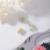 LZ nueva joyería de zirconita para uñas color de lujo ligero protección Súper Brillante cadena de borlas de estrella mariposa colgante usar accesorios para uñas