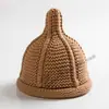 Sombreros de Lana Puntiagudos para Niños y Niñas Japoneses y Coreanos, Cálidos y a Prueba de Viento Tejidos para Padres e Hijos con Borde Enrollado, Gorros de Punto de Ida y Vuelta para Chupetes al por Mayor