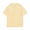 Camiseta de Algodón Puro Logo Personalizado Ropa de Trabajo Impresión Cuello Redondo Pesado Manga Corta Camisa Publicitaria Ropa para Fiestas Clases Ropa para Grupos Diy