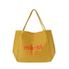 Bolsa de Lona de Gran Capacidad Japonesa y Coreana para Mujer, Estilo Simple y Perezoso, para Viajar al Trabajo, Estudiantes, Clase, Bolso de Hombro Tote Literario, Personalizable