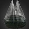 Bolsa de basura negra personalizada, gruesa, de tamaño grande y mediano, para uso doméstico, para hoteles, comercios, jardines, con acolchado de plástico para inodoro.