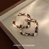 Nuevos Aretes Vintage de Leopardo 2024 Simples Exagerados con Sentido de Alta Gama Aretes de Moda Maillard Atmosféricos para Mujer Aretes