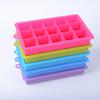 Forma de Gelo Quadrada 15 Cavidades Silicone Forma de Gelo DIY Molde de Cubo de Gelo Grau Alimentício Forma de Gelo Venda Direta da Fábrica