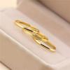 Anillo de Acero de Titanio Tres Vidas Tres Mundos para Mujer, Anillo de Acero Inoxidable de Alta Gama con Forma de Corazón y Trébol de Cuatro Hojas de Acero de Titanio