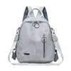 Mochila transfronteriza nueva retro de cuero suave, gran capacidad, versátil, moderna, simple y fácil de combinar, adecuada para viajar y como mochila escolar