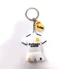 Llavero de Jersey Real Madrid Massey Neymar Levan Harland Llavero de goma suave de PVC Colgante Regalo