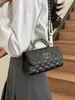 Nuevo Estilo Primavera y Verano 2026 Bolso de Mano Pequeño Estilo Chanel Bolso Kelly Bolso Cruzado Acolchado con Cadena Bolso de Hombro Mini para Mujer