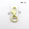 Accesorios de herrajes para bolso Kelly Cerradura de giro doble D Clavo de pie de puente arqueado Tornillo de ojo Bolso Equipaje Hebilla Kelly de múltiples especificaciones