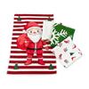 Patrón de Toalla de Sublimación Toalla de Microfibra Estampada Personalizada 32*45 Toalla Facial Absorbente Toalla de Navidad Personalizada