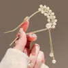 Presilhas de Cabelo Exclusivas Estilo Antigo no Atacado, Presilhas de Cabelo Flor de Magnólia, Acessórios de Cabelo com Franjas, Presilhas de Cabelo em Formato de U de Alta Qualidade