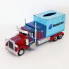 Caixa de Guardanapos Modelo de Caminhão Optimus Prime de Metal e Ferro Artesanal Vintage Cool Enfeites para Sala de Estar Decorações para Casa