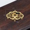 Zhongxing accesorios para tocado diy patrón de nube tocado pasador de pelo retro nube auspiciosa candado Ruyi borla candado pequeño de oro corona de pelo de novia