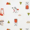 Capa para bolsa de roupas de algodão estampado, malha de algodão classe A para bebês, 300 peças, estampado, dupla face