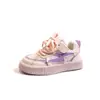 Zapatillas versátiles de moda para niños, nuevos modelos de otoño 2026 estilo coreano, zapatos casuales de velcro para niñas, zapatos modernos para niños