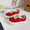 Zapatos de Entrenamiento Moral Dopamina Retro Rojo para Mujer 2025 Nuevo Combinación de Colores Tenis Casuales Deportivos Zapatos Forrest Gump 6665