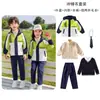 Uniforme de jardín de infantes, colección otoño e invierno, conjunto de cortavientos de tres piezas, uniforme de maestra, uniforme de clase de primer grado, conjunto deportivo, conjunto de uniforme de escuela primaria