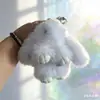 Colgante de Peluche de Conejo Lindo Imitación Accesorio de Peluche Llavero de Coche Lindo para Chicas Colgante de Bolso