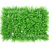 Pared de Plantas Simuladas, Decoración de Césped Artificial de Plástico Falso, Accesorios para Pared de Plantas Verdes, Césped de Eucalipto Simulado Milán Encriptado