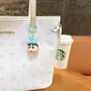 Chaveiro Original do Shin-Chan Fofo Cabeçudo Transfronteiriço Pingente de Mochila Casal Melhor Amigo Decoração de Bolsa Presente Comércio Exterior