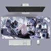 Mouse Pad Super Grande Estilo Anime para E-sports Base Antiderrapante Borda Espessada Trava Mesa de Jogo Pad para Teclado Pad para Notebook Dormitório Masculino