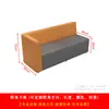 Combinación Sencilla de Sofá de Oficina y Mesa de Centro para Sala de Espera de Biblioteca de Estudio, Vestíbulo, Área de Negociación