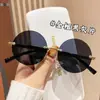 Novos Óculos de Sol Redondos Sem Aro Iluminadores Look Natural Essenciais para Viagem Proteção Solar Óculos de Sombra Unissex Óculos de Sol Tendência