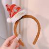 Decoraciones navideñas 2024 traje festivo adulto niños regalo de Navidad sombrero diadema transfronterizo fábrica venta al por mayor