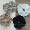 Scrunchie de Malla de Color Sólido para Mujer, Liga para el Cabello de Alta Gama, Cuerda para Moño, Accesorio para el Cabello Versátil, Adorno para el Cabello Simple, Banda Elástica