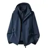 Nueva Chaqueta de Invierno para Hombre con Capa Interior Cálida, Conjunto de Dos Piezas para Parejas, Casual para Exteriores Senderismo Tres en Uno
