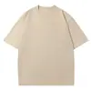 Camiseta de Algodão Retro Pesada Lavada Desgastada 230g Manga Curta Roupa de Trabalho Uniforme de Classe Roupa Esportiva para Grupo Impressão DIY