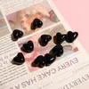 Color Mixto Blanco y Negro Versátil Corazón Dulce Fresco Bricolaje Cruz Novio Con Cuentas Pulsera Hecha a Mano Collar Cadena para Teléfono Móvil