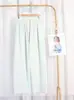 Pantalones de Casa Otoño e Invierno, Pantalones de Dormir Térmicos de Doble Cara para Mujer, Pantalones Rectos Sueltos, Pantalones Cálidos Casuales, Pantalones a Cuadros para Mamá para Uso al Aire Libre