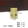 Dobradiça Antiga Chinesa de Cobre Puro Porta de Madeira Montagem Oculta Porta de Armário Dobrável Tela Dobrável Latão Espessado Abertura Plana Dobradiça Escovada