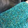Cristal natural de 2 mm, mineral crudo natural, turquesa de Hubei, superficie cortada, cuentas sueltas, corte en ángulo, cuentas de cadena larga semiacabadas