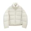 Love and Nancy Treze Linhas Minimalista Inverno 90 Penugem de Pato Branco Quente Gola Alta Leve Sensação Relaxada Jaqueta de Penas para Mulheres 02760