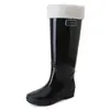 Botas de lluvia impermeables de moda para mujer 2024, versátiles, tendencia, cómodas, resistentes al desgaste, cálidas, para agua, cocina, camping