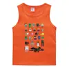 Colete de Verão Infantil 2026 Estilo Coreano Algodão Casual Camiseta Interna Absorvente de Suor Cor Sólida Doce Sem Mangas Moletom para Crianças