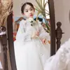 Vestido de princesa para niña Vestido súper de hada para niña Cumpleaños Niña Pequeña Dama de Honor Manga Larga Traje para Anfitriona Actuación de Piano