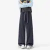 Pantalones casuales tipo softshell para exteriores Custom/Dopamine, diseño de pierna recta, efecto adelgazante, versátiles, nueva colección de otoño, marca de moda, elegantes y con estilo